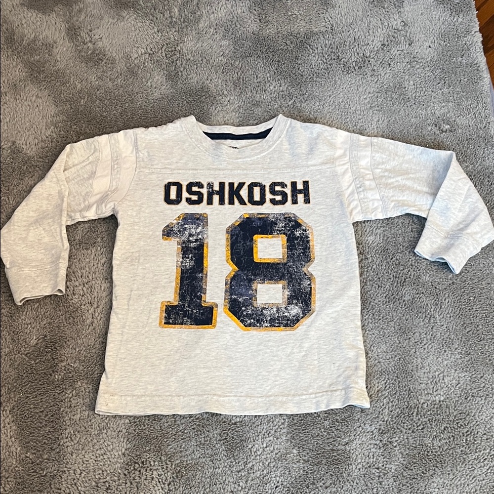 OshKosh B'gosh Kids Long Sleeve Shirt with Number Print